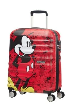 American Tourister Wavebreaker Disney Comics Spinner 55/20 Disney Mickey Comics Red