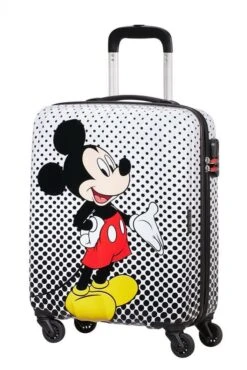American Tourister Disney Legends Spinner 55/20 Alfatwist 2.0 Mickey Mouse Polka Dot