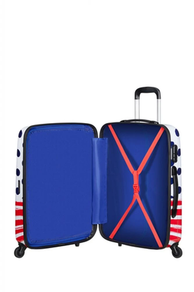 American Tourister Disney Legends Spinner 65 Alfatwist Mickey Blue Dots – Bild 7