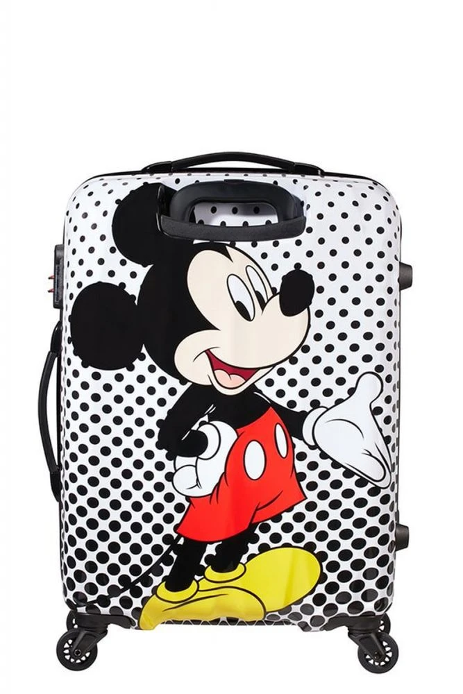 American Tourister Disney Legends Spinner 65/24 Alfatwist Mickey Mouse Polka Dot – Bild 4