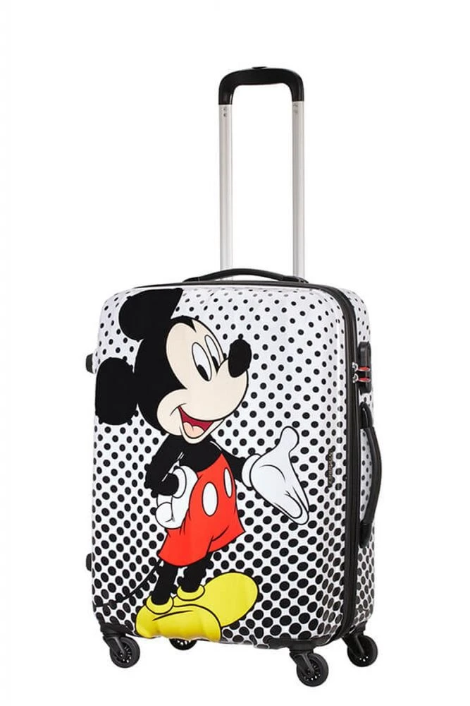 American Tourister Disney Legends Spinner 65/24 Alfatwist Mickey Mouse Polka Dot – Bild 5