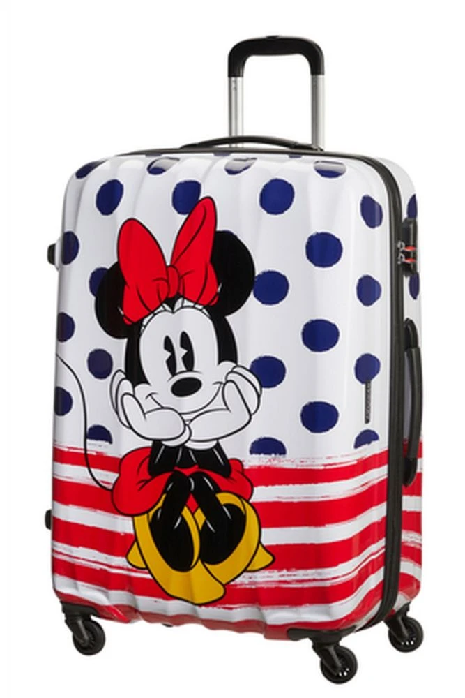 American Tourister Disney Legends Spinner 75 Alfatwist Minnie Blue Dots – Bild 2