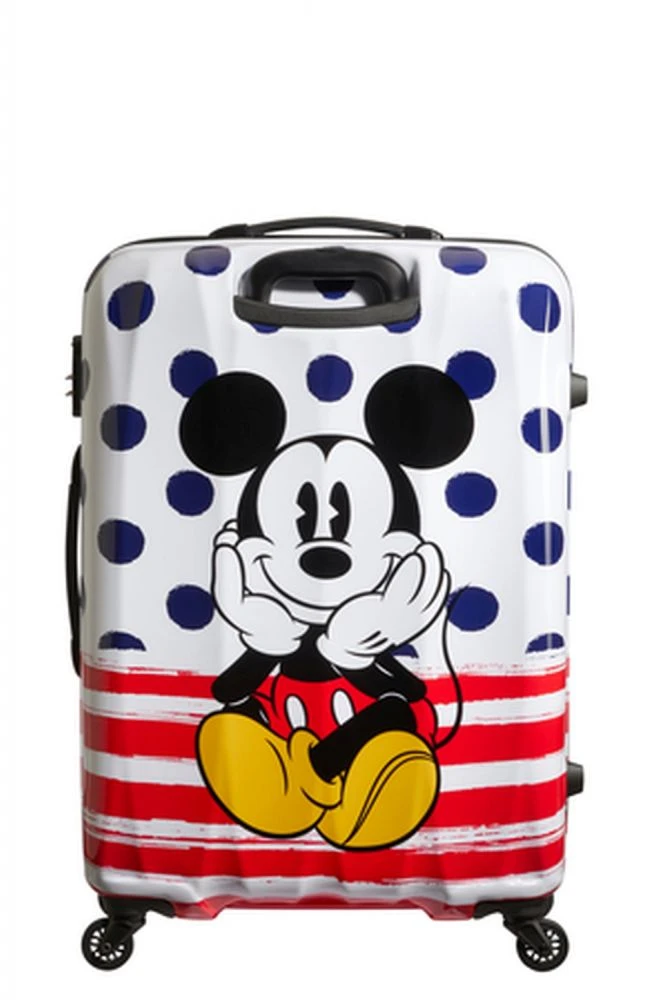 American Tourister Disney Legends Spinner 75 Alfatwist Mickey Blue Dots – Bild 3