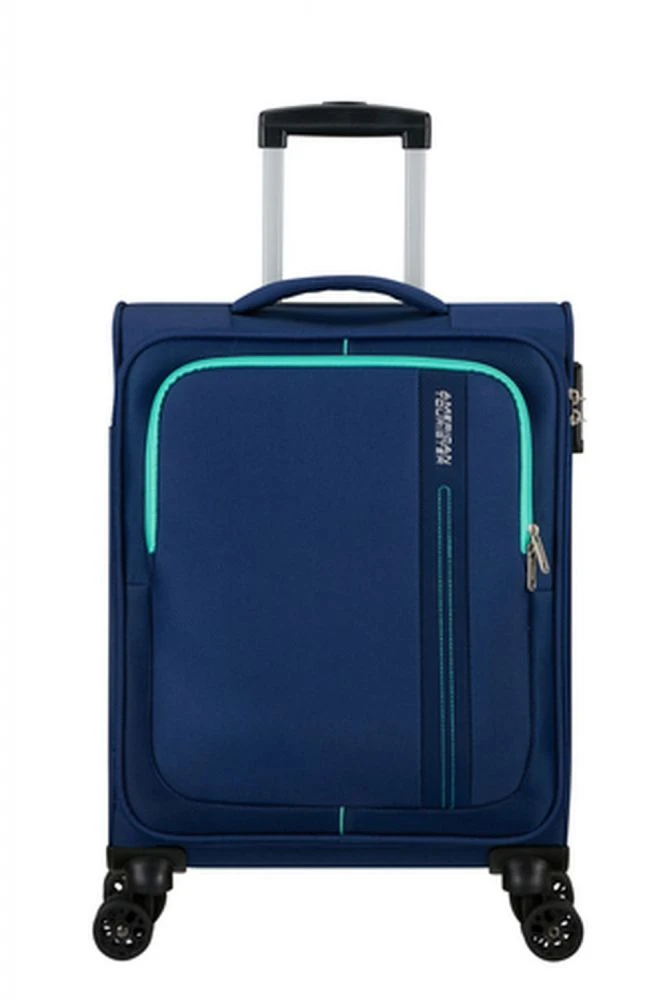 American Tourister Sea Seeker Spinner 55/20 Tsa 55 Combat Navy