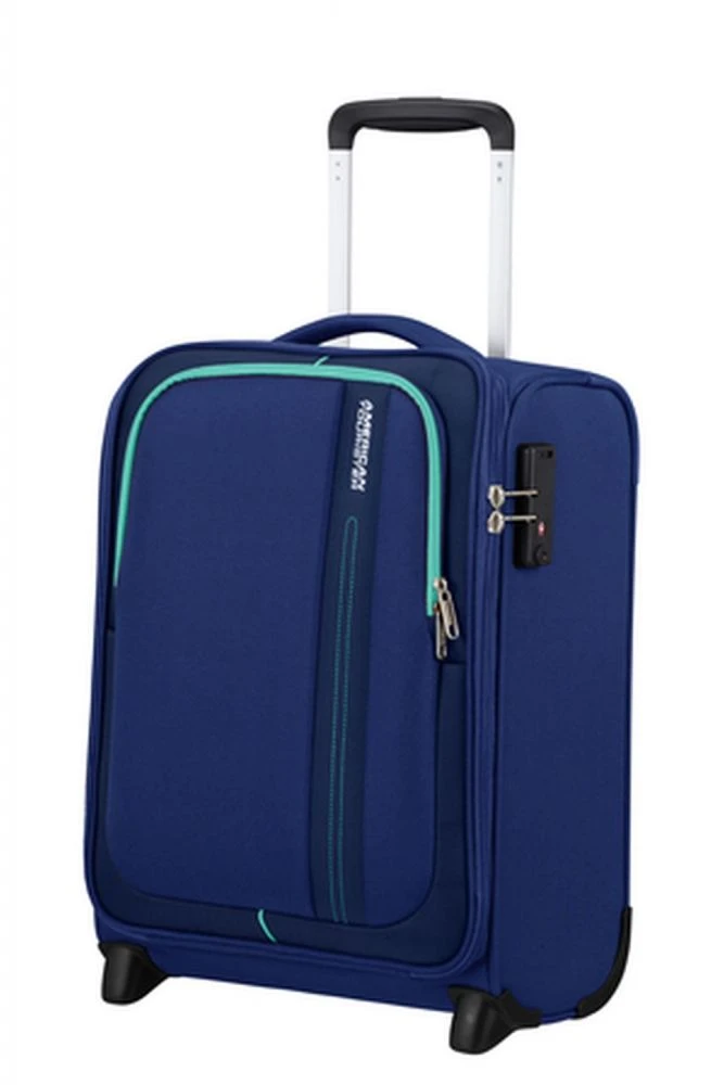 American Tourister Sea Seeker Upright Underseater Tsa 45 Combat Navy – Bild 2