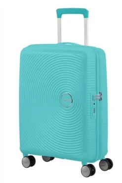 American Tourister Soundbox Spinner 55/20 TSA EXP Poolside Blue