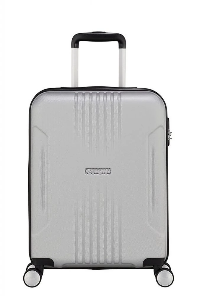 American Tourister Tracklite Spinner 55/20 Silver – Bild 2
