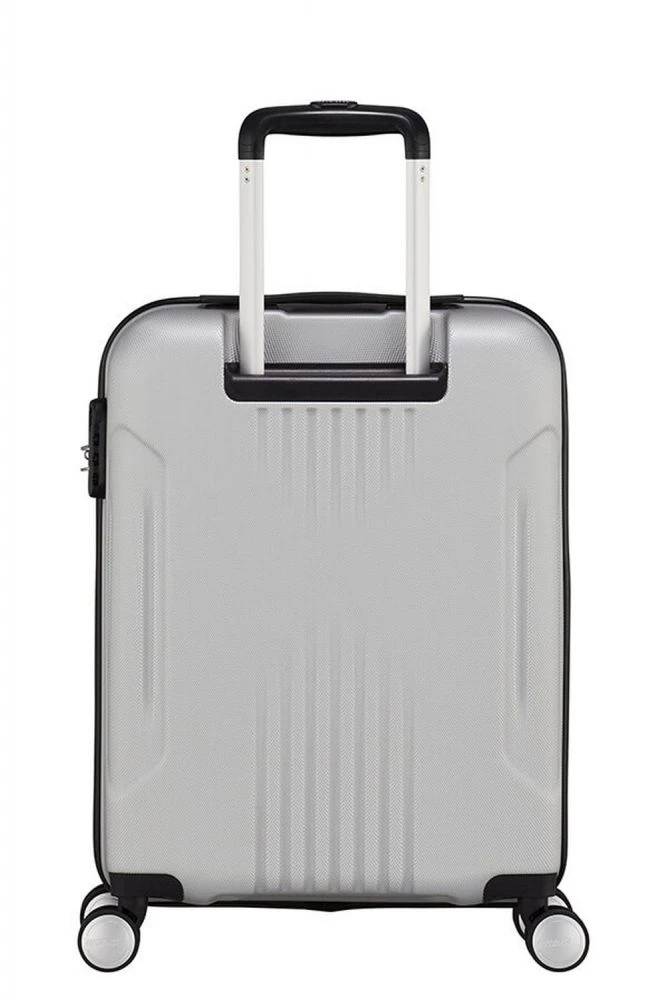 American Tourister Tracklite Spinner 55/20 Silver – Bild 3