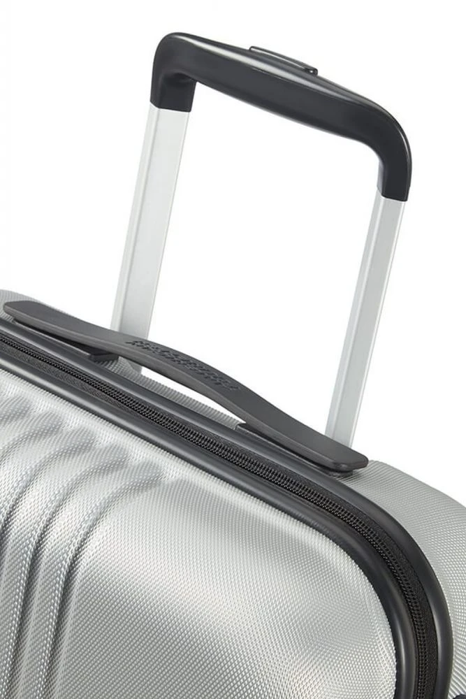 American Tourister Tracklite Spinner 55/20 Silver – Bild 5