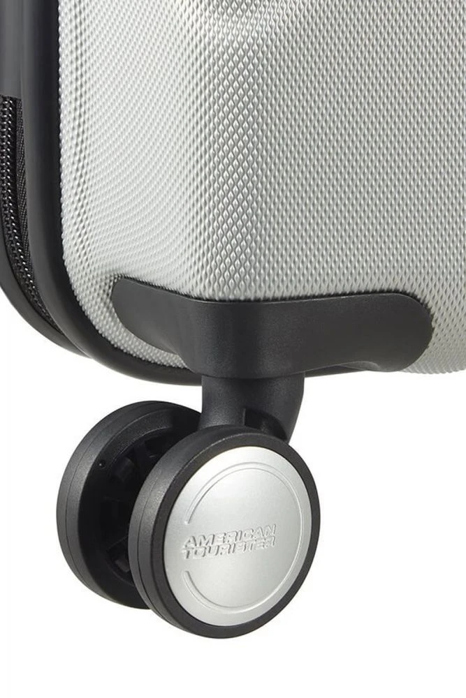 American Tourister Tracklite Spinner 55/20 Silver – Bild 6