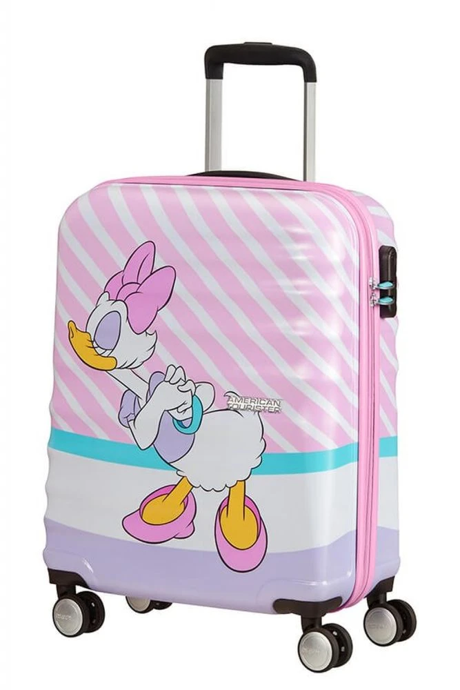 American Tourister Wavebreaker Disney Spinner 55/20 Disney Daisy Pink Kiss