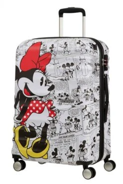 American Tourister Wavebreaker Disney Comics Spinner 67/24 Disney Minnie Comics White