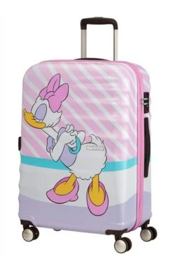 American Tourister Wavebreaker Disney Spinner 67/24 Daisy Pink Kiss