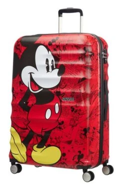 American Tourister Wavebreaker Disney Comics Spinner 77/28 Disney Mickey Comics Red