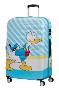 American Tourister Wavebreaker Disney Comics Spinner 77/28 Disney Donald Blue Kiss