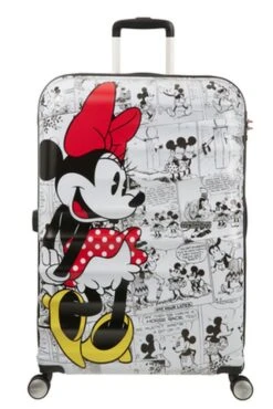American Tourister Wavebreaker Disney Comics Spinner 77/28 Disney Minnie Comics White