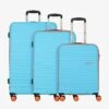American Tourister WAVESTREAM SET 3-TEILIG - Kofferset - Blue Orange