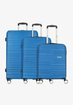 American Tourister WAVESTREAM SET 3-TEILIG - Kofferset - Navy